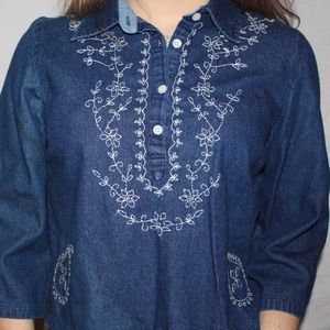 Vintage denim Tommy Hilfiger shirt